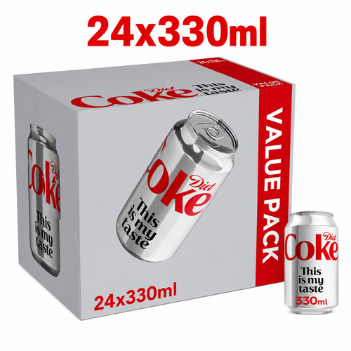 Diet coke soft - cans, x