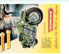 Picture Postcard: MOTORCYCLE, SUNBEAM 500CC TWIN (REPRO) [MAYFAIR]