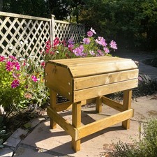 Wooden Outdoor Bench Garden Patio Chair Seat Furniture Rustic Seater