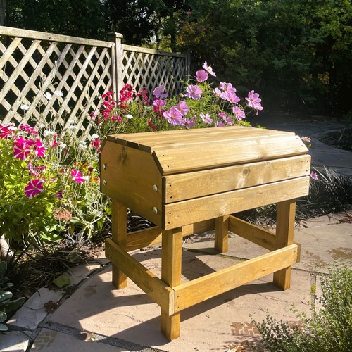 Wooden outdoor bench garden - wooden,