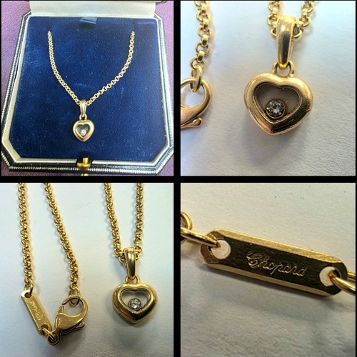 18ct gold chopard diamond - chopard,