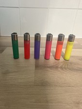 Multiple Color Clipper Lighters 6x