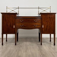 Antique 20th Century Good Quality Inlaid Sideboard In Mahogany ( REF AF-4435 )