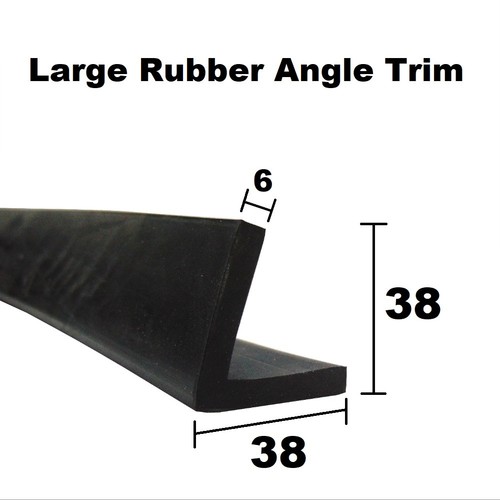 Large heavy duty rubber corner - heavy,