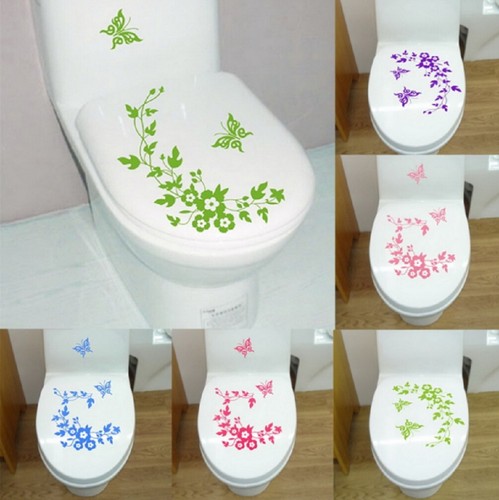 Butterfly flower toilet - butterfly,