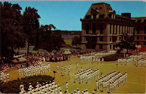 Vtg postcard naval academy - vtg,