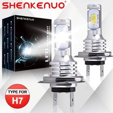 FOR Jeep BMW VW FORD AUDI H7 70W LED Headlight Bulb Super White 6000k Lamp Light