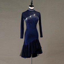 Latin Dance Dress Women Latin Dance Competition Dresses Fringed Dress Costumes