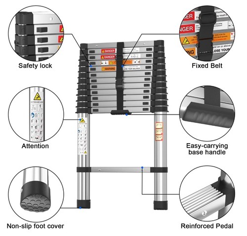 Steel folding telescopic - steel,