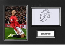 Mason Greenwood Signed 12x8