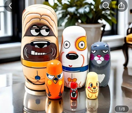 Comical dogs - (russian, dolls)
