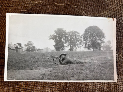 Wwii rppc army - soldier, in