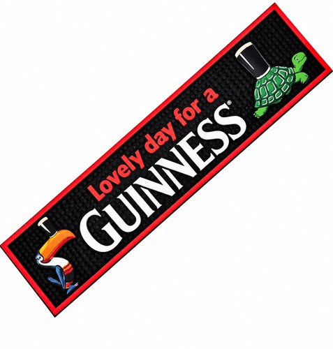 Guinness toucan pvc bar spill - guinness,