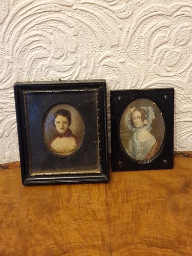 Two antique miniatures - two,