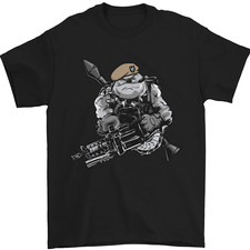 SAS Bulldog British Army Special Forces Mens T-Shirt 100% Cotton