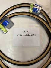 2 X Schwalbe 700 X 35c Road Cruiser Tyres Tan / Amber Wall