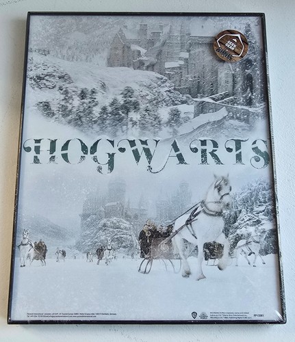 Harry potter snowy hogwarts - harry,
