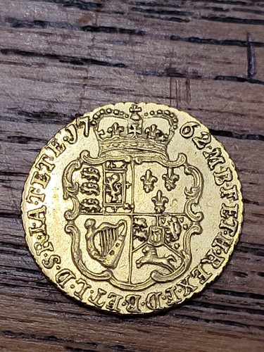 1762 quarter guinea george - 1762,