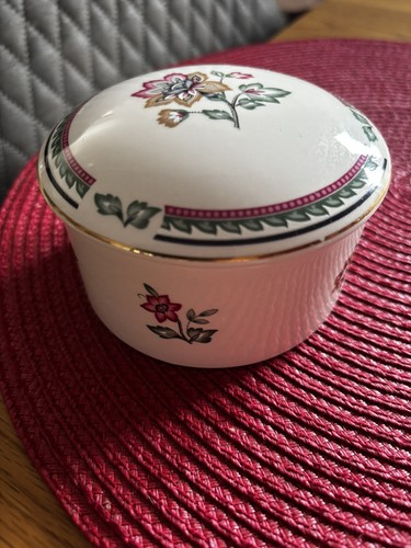 Royal winton lidded floral - royal,