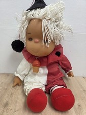 Vintage 80s Ice Cream Doll Good Condition Brown Eyes Pink Nose Blonde Wool Hair