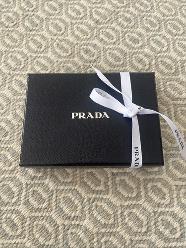 Prada black empty wallet gift - empty,