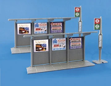 Modelscene 5007 bus stop and - modelscene,