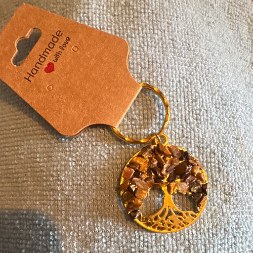 Handmade metal tigers - tigers, eye