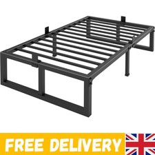 Black Heavy Duty Metal Bed