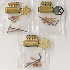 Set Of 3 Re-keyable Cutaway