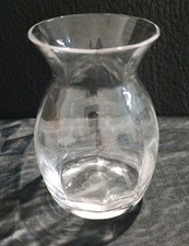 Darlington Crystal Small Posy Vase Swirl pattern 4 Inch Tall Excellent Condition