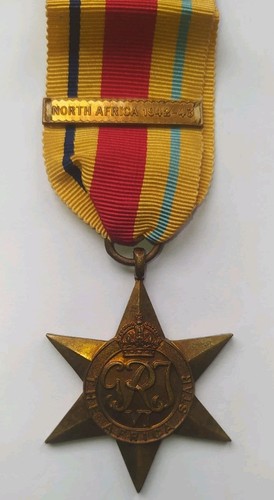 The africa star with north - africa,