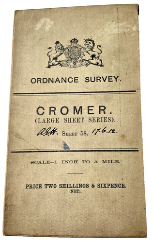 Ordnance survey cloth map - survey,