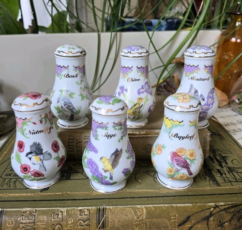 Vintage lenox spice jars - spice,