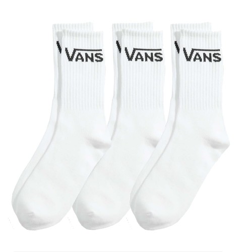 Vans classic crew logo white - vans,