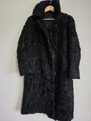 Black curly lamb - lamb, astrakhan