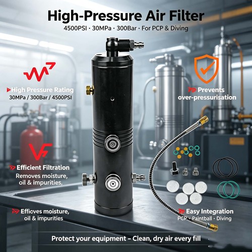 High pressure air pump filter - high,