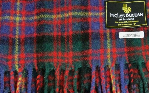 Scottish large tartan travel - scottish,