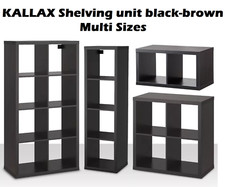 KALLAX Shelving Unit Bookcase Shelf Insert Storage Box Black Multi Sizes IKEA