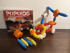 Vintage Tomy 1980s Popoids Cosmic Cars No 5202 Contains 28 Pieces 80s Retro Toy