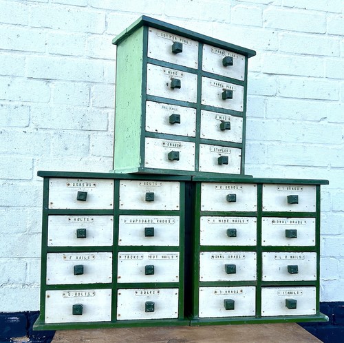 1950s pine eight drawer