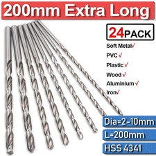 200mm Extra Long HSS Twist