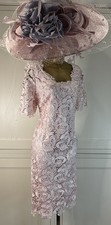 Jacques Vert UK 14 Pink Dress
