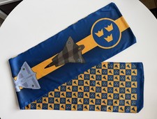 Swedish Air Force Scarf with Gripen Viggen and Draken Fighter Jets Halsduk 2025