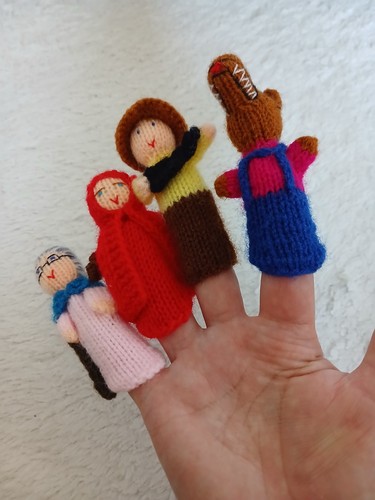 Little red riding hood knitted - little,