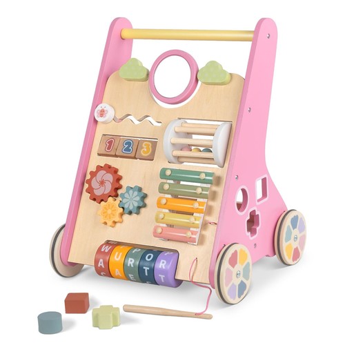 Bautia wooden baby walker - wooden, for