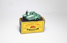 Lesney Matchbox No 36 Lambretta & Side Car In Original Box - Excellent Vintage