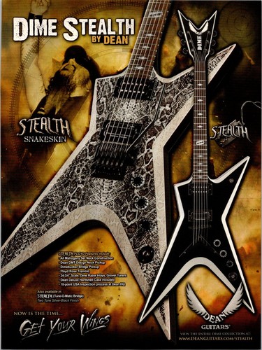 Dean guitars dime stealth - dean,