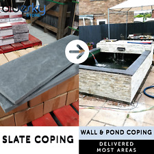 Black Slate Coping Pond  Slabs 800 x 250 | £34.56/m2 delivered | £10.73 collect