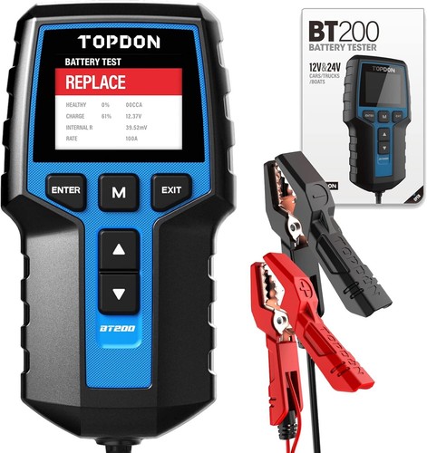 Car 12v 24v battery tester - 12v,