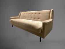 Mid Century Style Retro Large Three Seater Sofa - Fold Out Sofabed